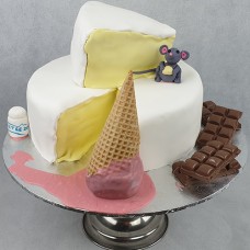 Food - Brie and Melting Ice-Cream cake (D)